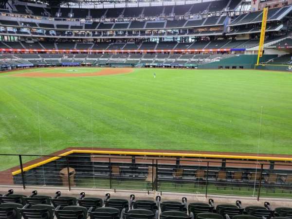 Globe Life Field, section: 132, row: 8, seat: 20
