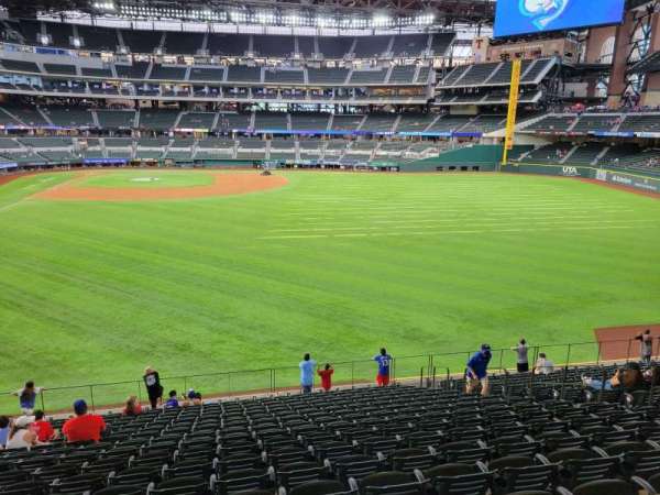 Globe Life Field, section: 130, row: 17, seat: 17