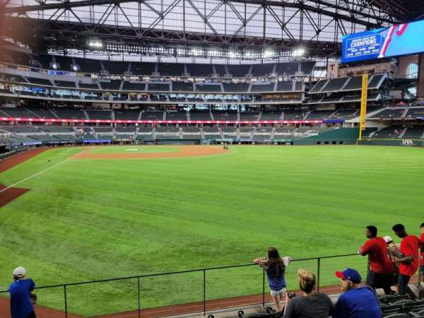 Globe Life Field, section: 129, row: 7, seat: 7