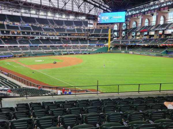 Globe Life Field, section: 126, row: 8, seat: 8