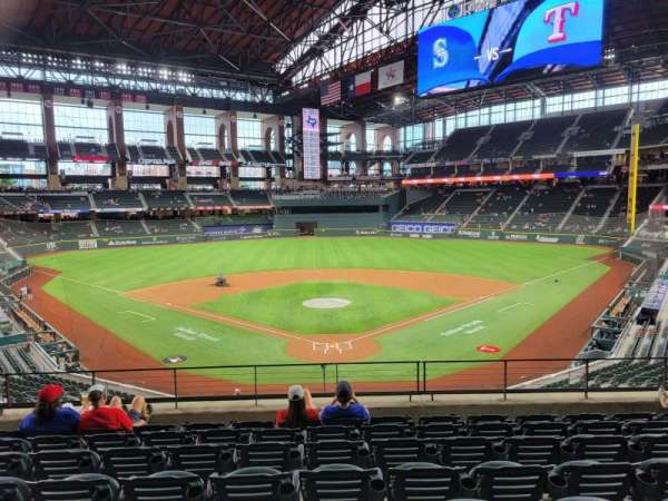 Globe Life Field, section: 114, row: 8, seat: 8