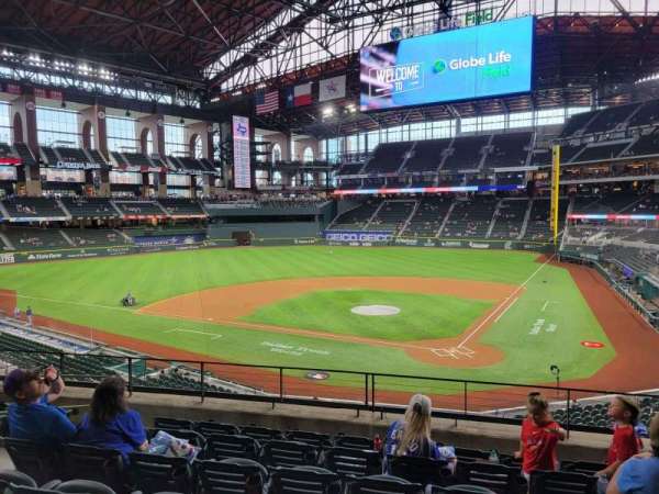 Globe Life Field, section: 112, row: 7, seat: 7