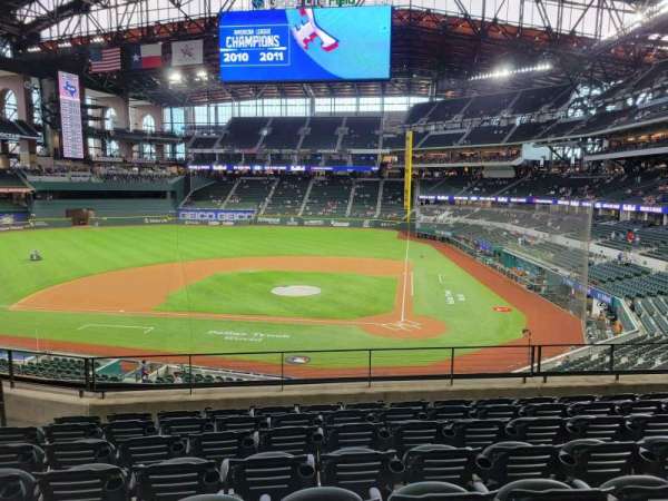 Globe Life Field, section: 111, row: 8, seat: 8