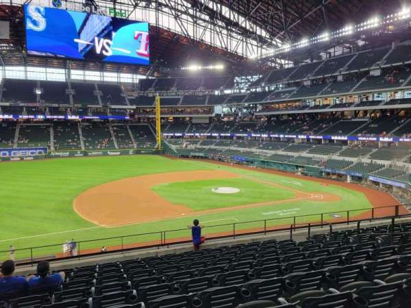 Globe Life Field, section: 107, row: 11, seat: 11
