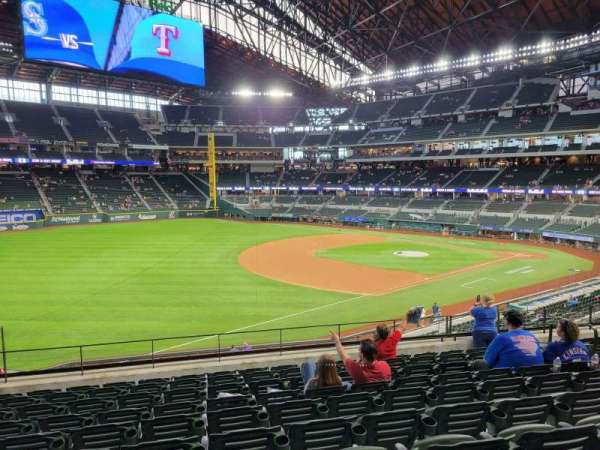 Globe Life Field, section: 104, row: 10, seat: 10