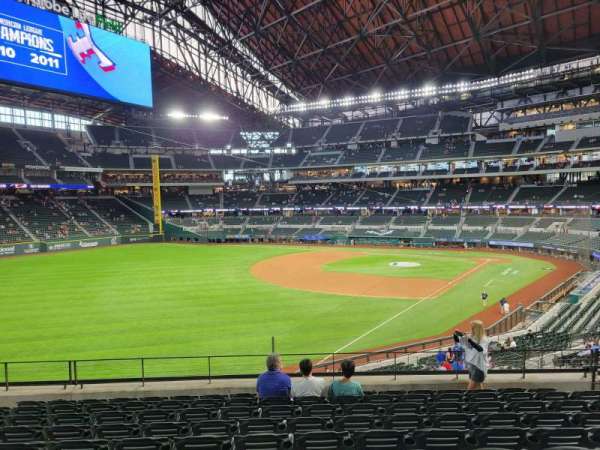 Globe Life Field, section: 102, row: 10, seat: 10