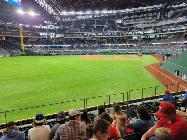 Globe Life Field, section: 32, row: 8, seat: 8