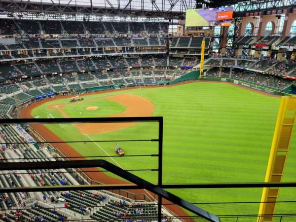 Globe Life Field, section: 324, row: 2, seat: 1