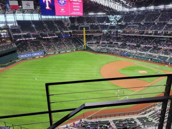 Globe Life Field, section: 301, row: 2, seat: 6