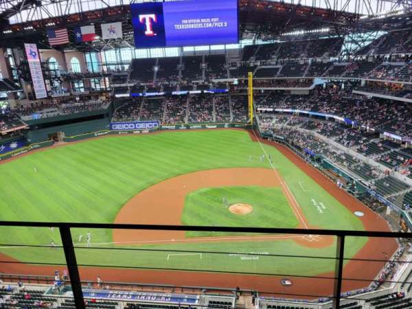 Globe Life Field, section: 308, row: 2, seat: 10