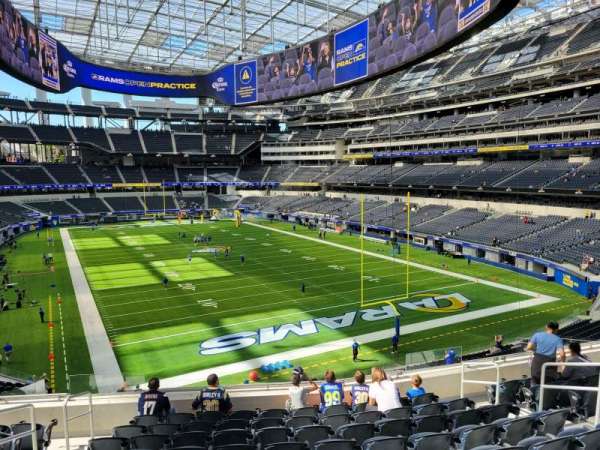 SoFi Stadium, section: 230, row: 10, seat: 10