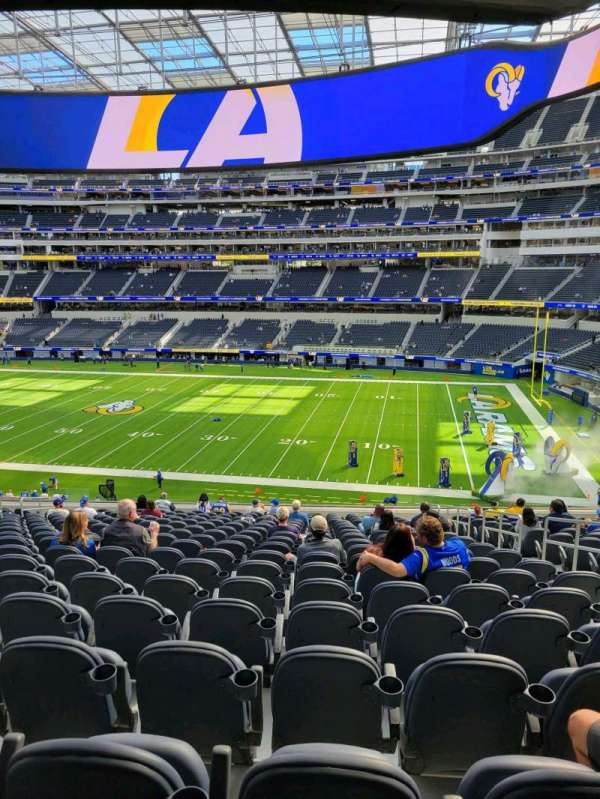 SoFi Stadium, section: C249, row: 19, seat: 4