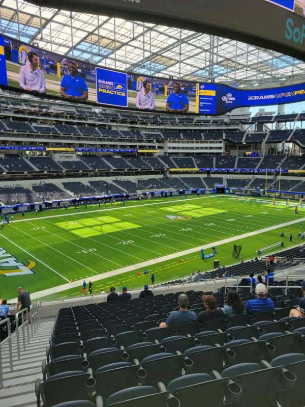 SoFi Stadium, section: 240, row: 16, seat: 12