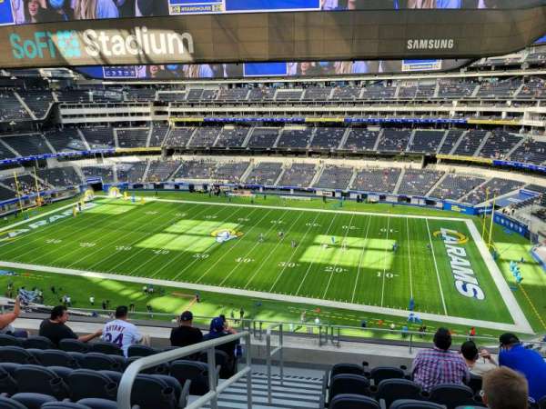 SoFi Stadium, section: 326, row: 7, seat: 12