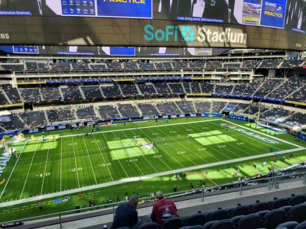SoFi Stadium, section: 320, row: 6, seat: 10
