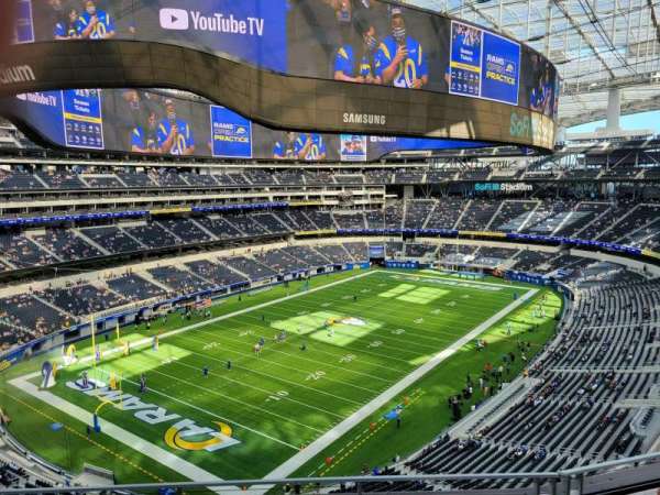 SoFi Stadium, section: 314, row: 4, seat: 10