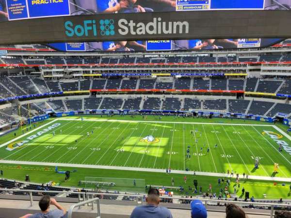 SoFi Stadium, section: 351, row: 5, seat: 19