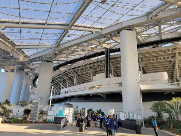 SoFi Stadium, section: entry 12