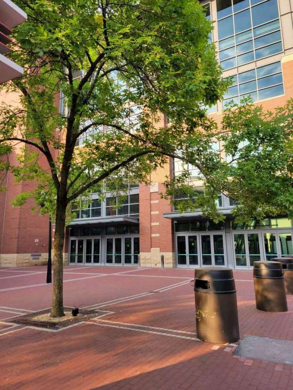 Nationwide Arena, section: John H McConnell St Entrance