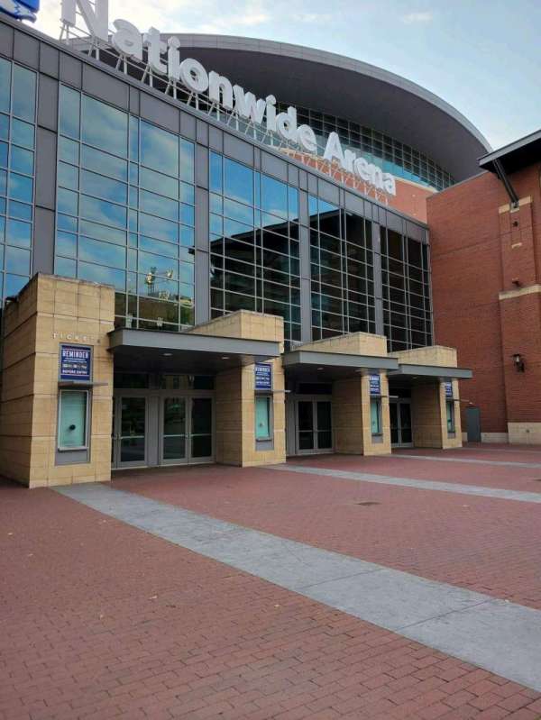 Nationwide Arena, section: Front St. Entrance