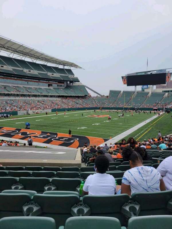 Paycor Stadium, section: 120, row: 24, seat: 6
