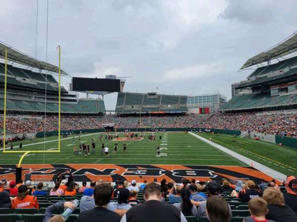 Paycor Stadium, section: 152, row: 16, seat: 10