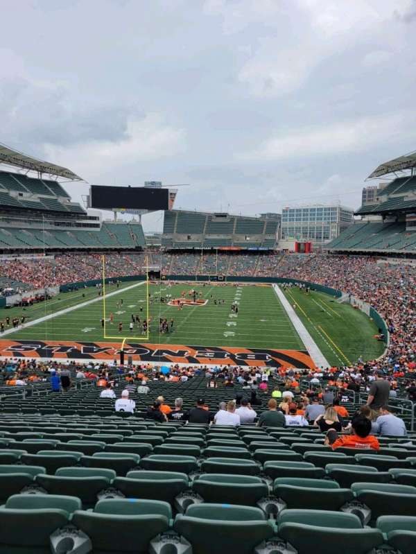 Paycor Stadium, section: 152, row: 52, seat: 10