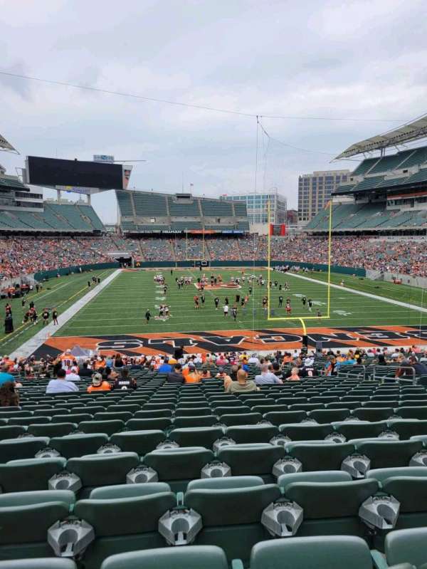 Paycor Stadium, section: 156, row: 35, seat: 10