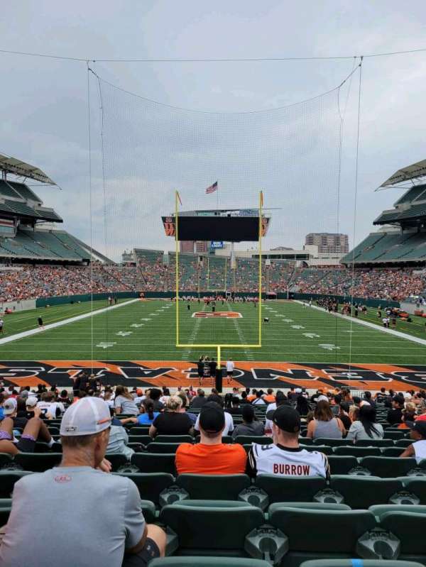Paycor Stadium, section: 126, row: 25, seat: 13