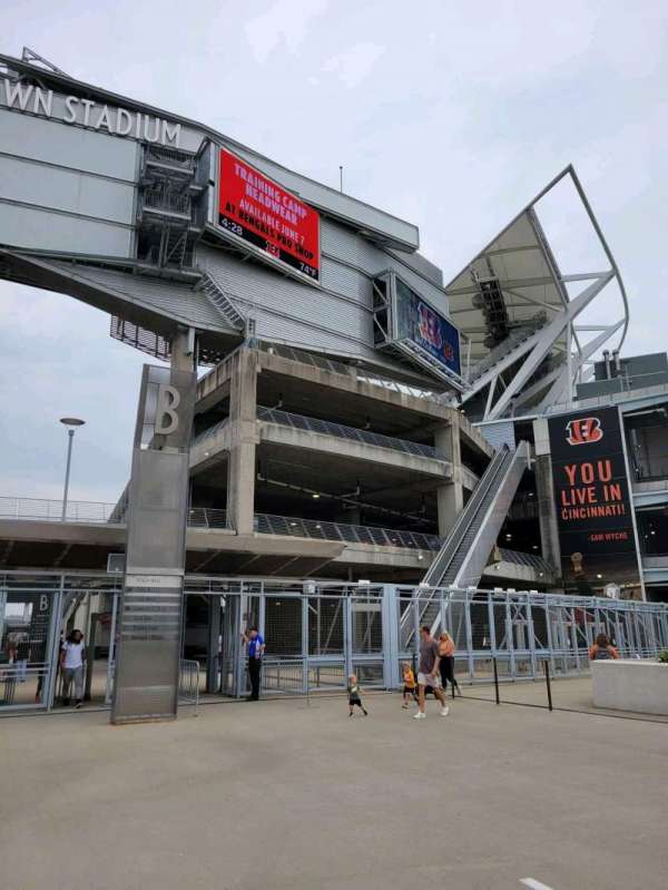 Paycor Stadium, section: Gate B