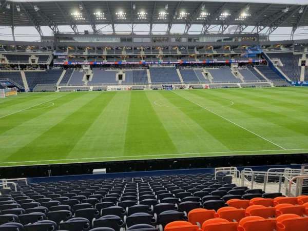 TQL Stadium, section: e5, row: 17, seat: 10