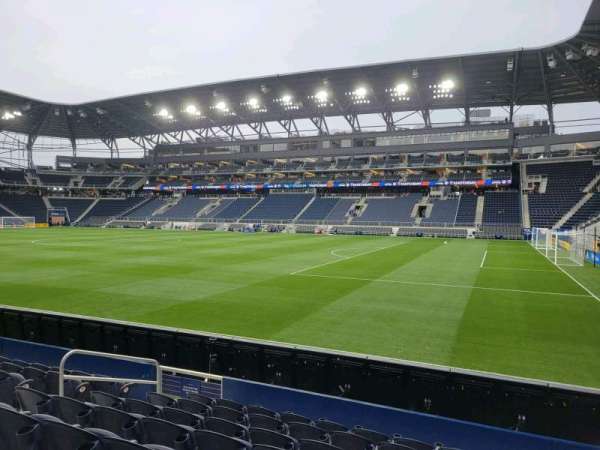 TQL Stadium, section: 113, row: 8, seat: 8
