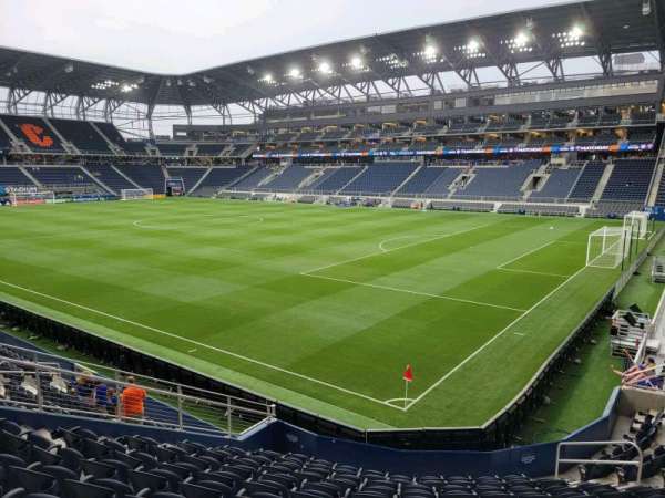 TQL Stadium, section: 112, row: 12, seat: 12