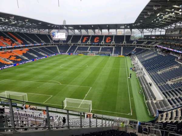 TQL Stadium, section: 206, row: 33, seat: 3