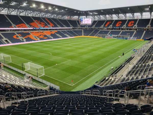 TQL Stadium, section: 104, row: 23, seat: 11