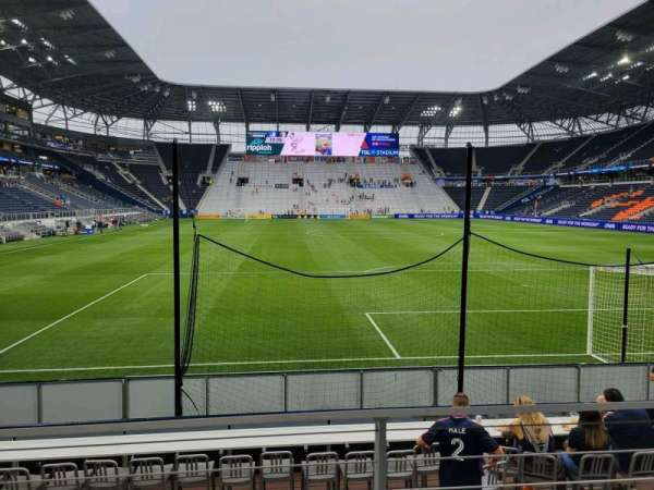 TQL Stadium, section: 129, row: 9, seat: 10