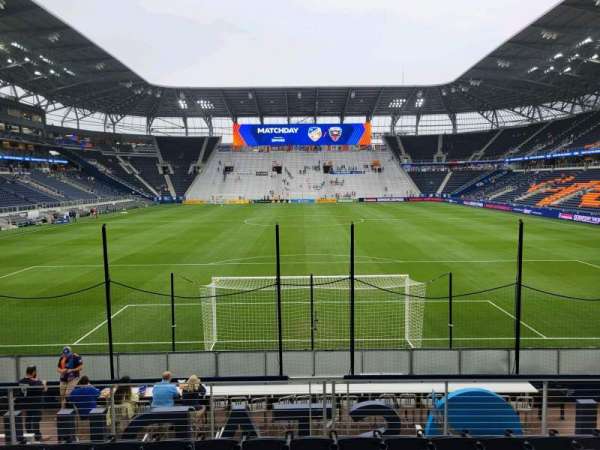 TQL Stadium, section: 128, row: 14, seat: 14