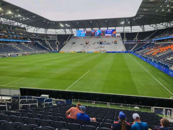 TQL Stadium, section: 126, row: 14, seat: 6