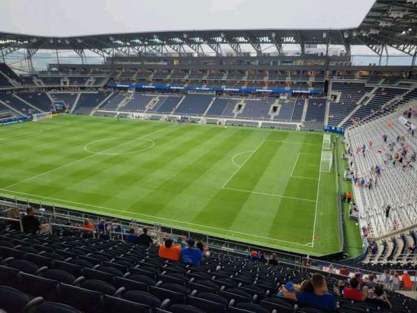 TQL Stadium, section: 214, row: 18, seat: 18