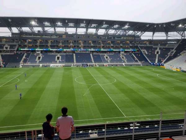 TQL Stadium, section: 219, row: 6, seat: 10