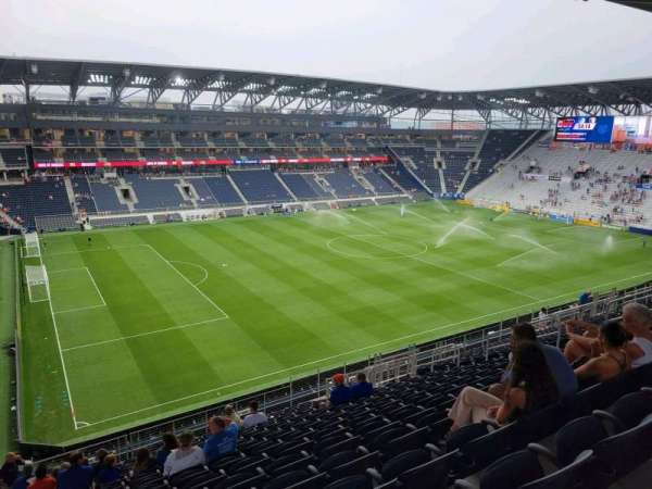 TQL Stadium, section: 222, row: 17, seat: 17