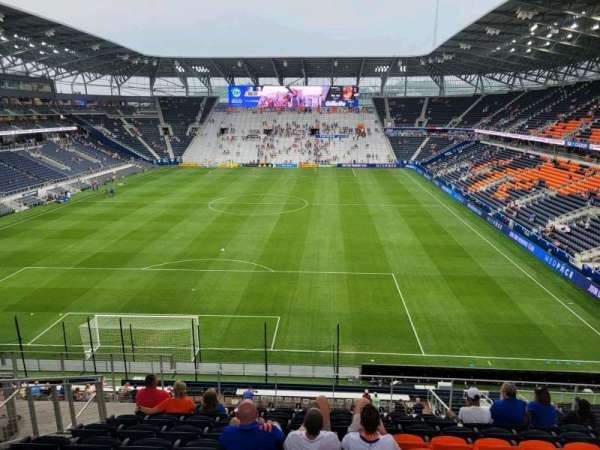TQL Stadium, section: 227, row: 10, seat: 14