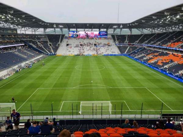 TQL Stadium, section: 228, row: 13, seat: 21