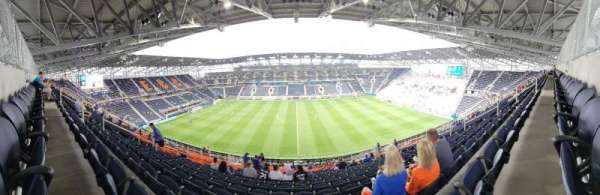 TQL Stadium, section: 218, row: 22, seat: 13