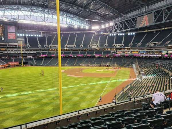 Chase Field, section: 222, row: 7, seat: 10