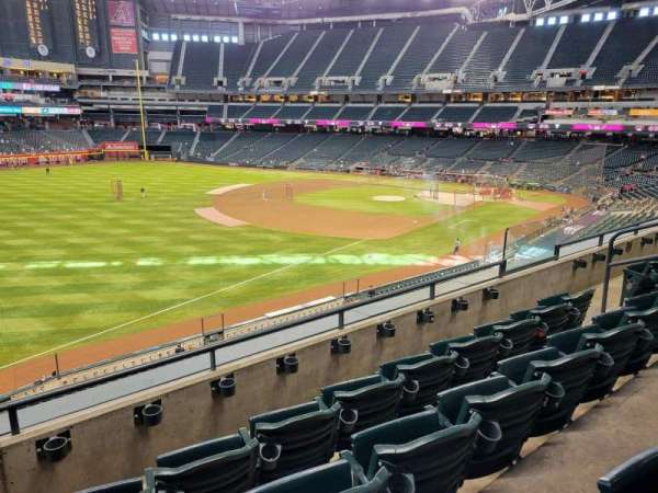 Chase Field, section: 218, row: 4, seat: 10