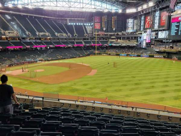 Chase Field, section: 203, row: 9, seat: 10