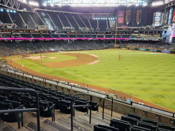 Chase Field, section: 201, row: 7, seat: 10