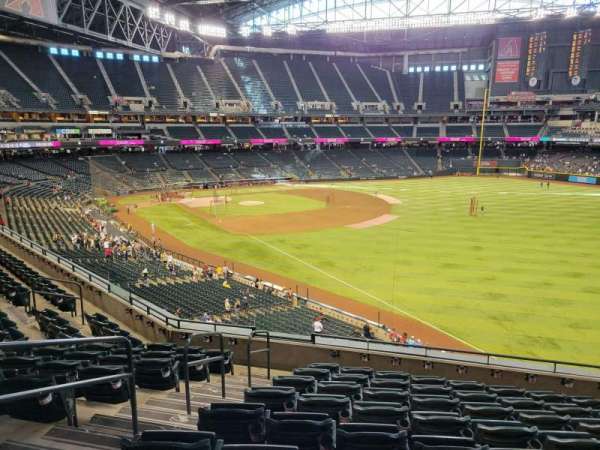 Chase Field, section: 200, row: 9, seat: 6