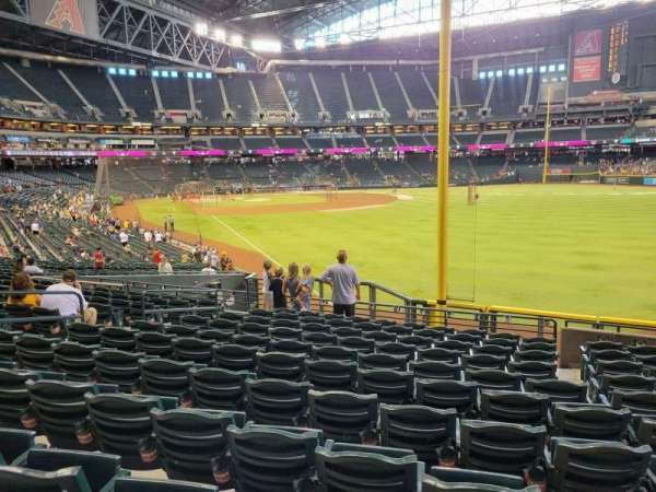 Chase Field, section: 107, row: 35, seat: 10